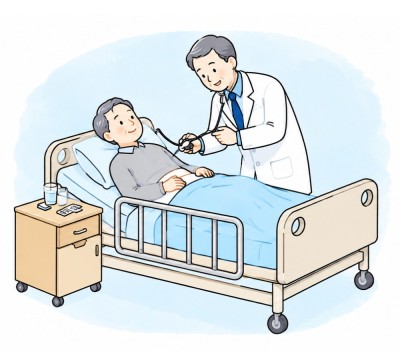 薬物治療（ホルモン（内分泌）療法）のイメージ図
